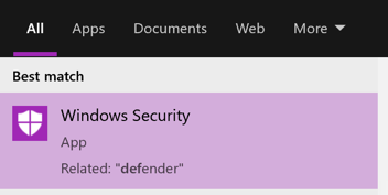 Windows Defender - Device and Productivity Software