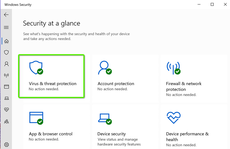 Windows Defender - Device and Productivity Software